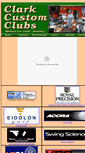 Mobile Screenshot of clarkcustomclubs.com