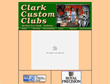 Tablet Screenshot of clarkcustomclubs.com